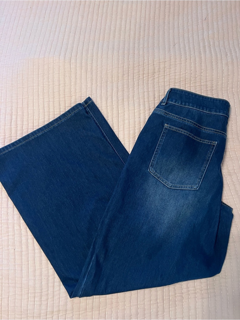 Halara flex asymmetric low rise baggy wide leg casual jeans